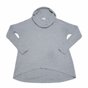 Lucky Brand‎ Thermal Knit Grey Cowl Neck Sweater S